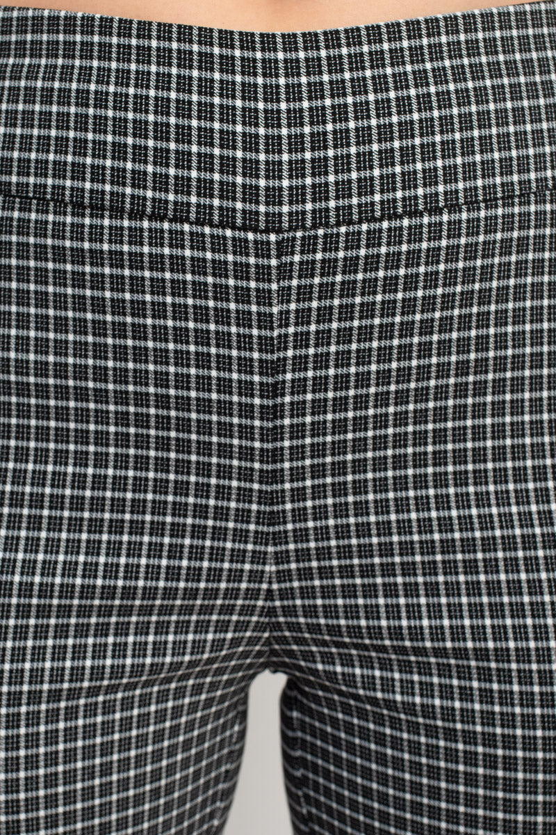 Counterparts banded mid waist slim leg multi print millennium pant-3
